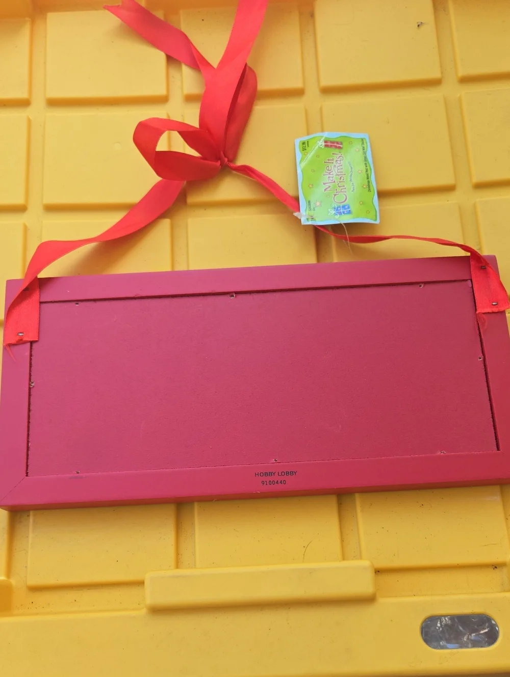 Hobby Lobby bright red